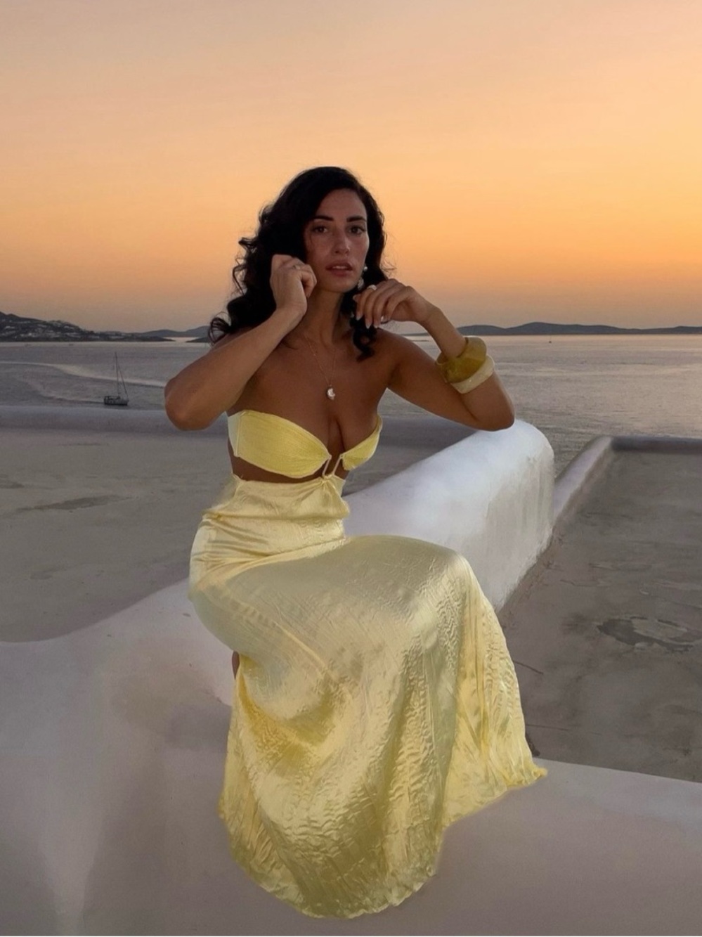 Baobab Voila Maxi Dress Butter Yellow XS - Picture 3 of 12